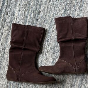 Patagonia Brown Suede Women's Boots Size 9 LIKE NEW!